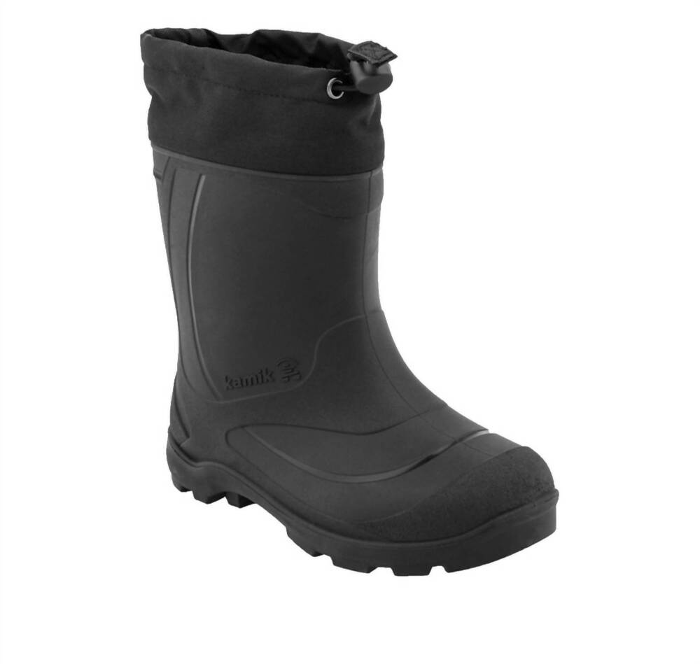 NEW KAMIK kids snowbuster 1 boot in black